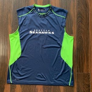 Nike Seattle Seahawks sleeveless replica jersey Men’s XXL.
